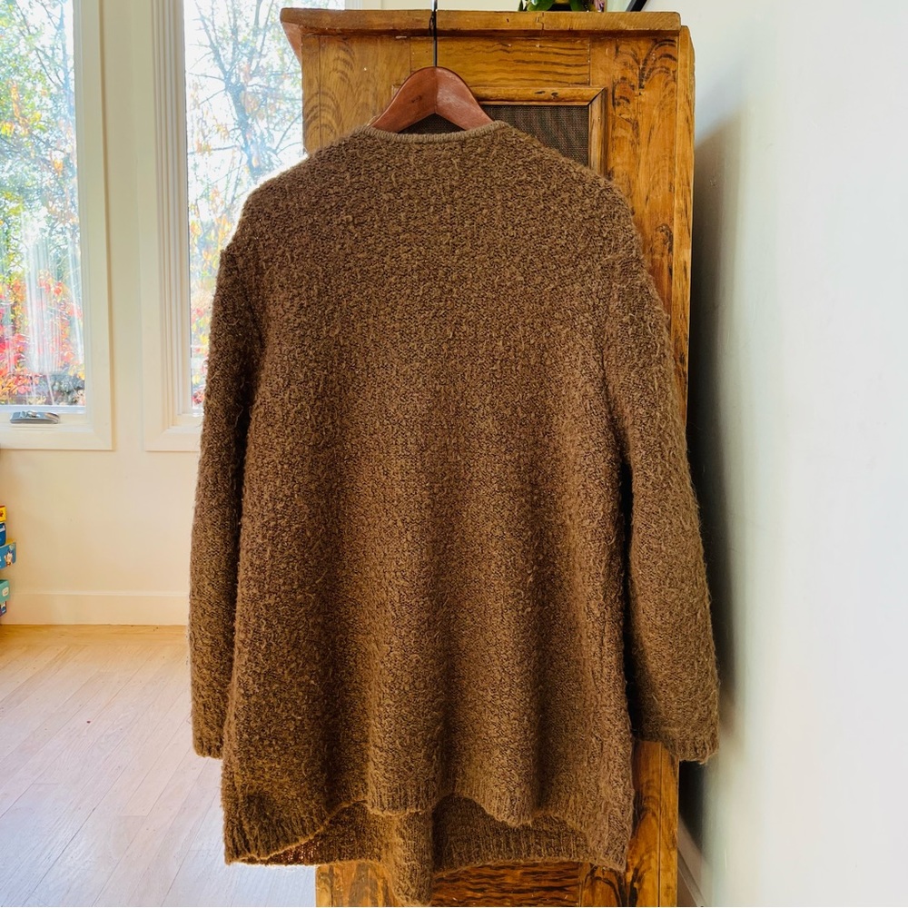 VTG Long Wool Cardigan - Picture 2 of 4